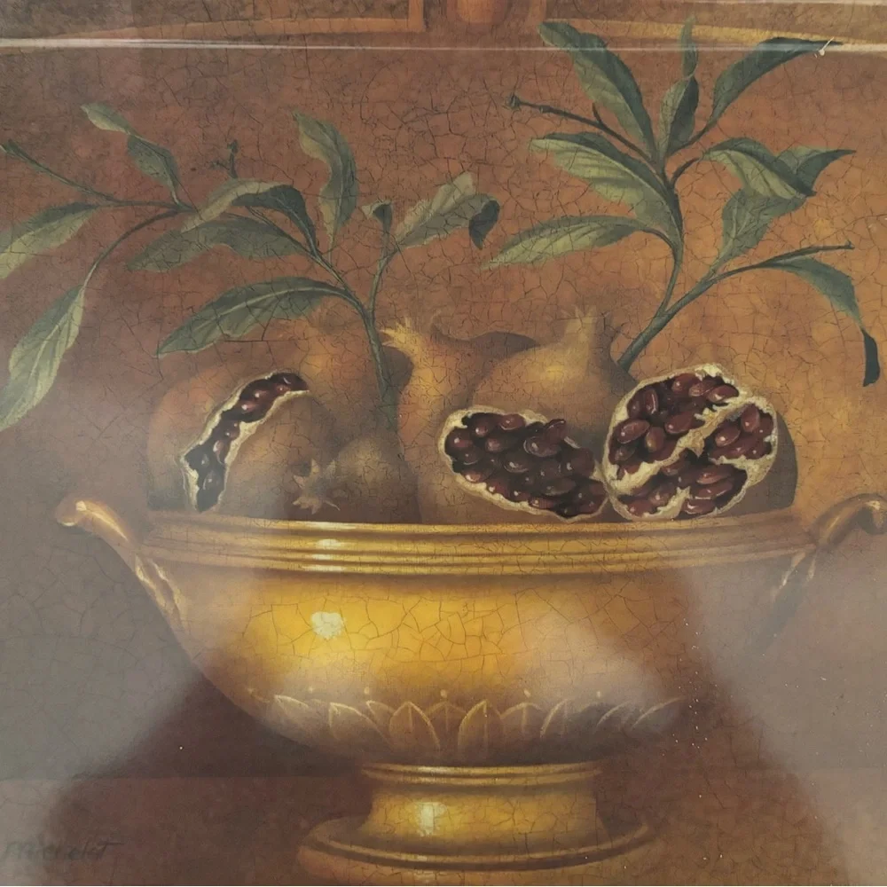Pimpernel Still Life Fruit Bowl Melamine Tray Made in Italy
